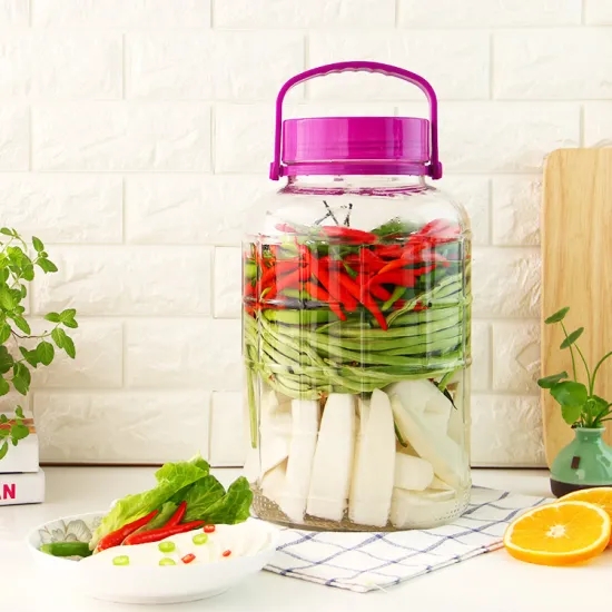 Most Popular China Manufacture Glass Jars with Airtight Lid for Kitchen Storage