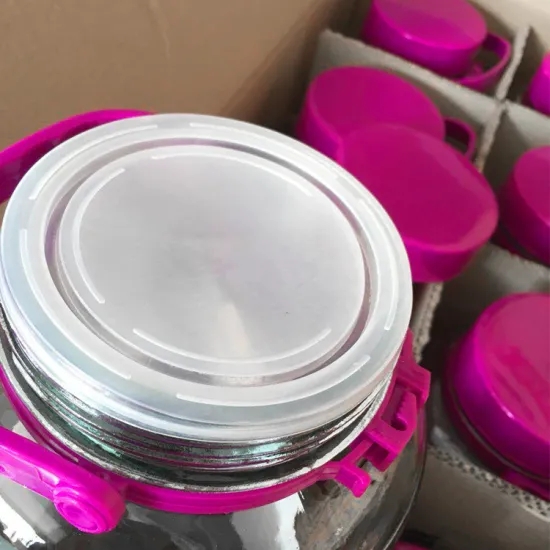 Most Popular China Manufacture Glass Jars with Airtight Lid for Kitchen Storage