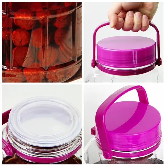Most Popular China Manufacture Glass Jars with Airtight Lid for Kitchen Storage