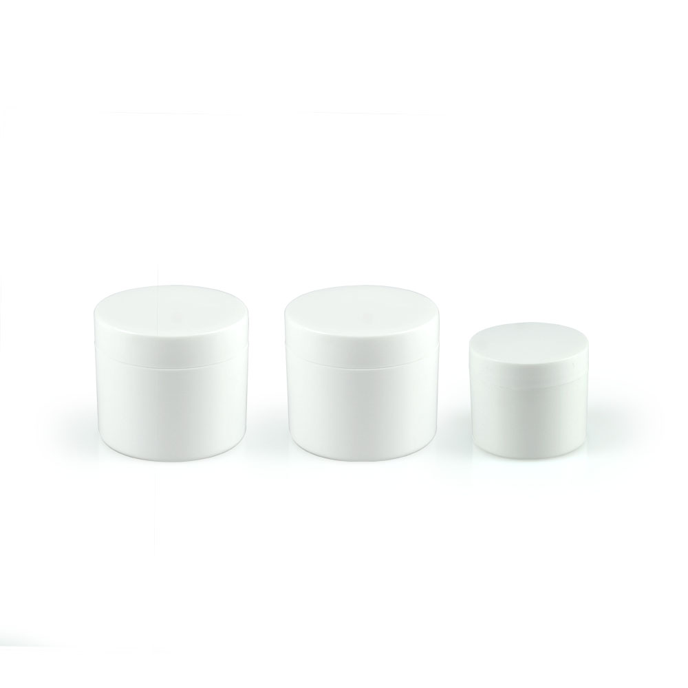 Most Popular Cosmetic Cream Containers Empty Skin Care Flat PP Cream Jar