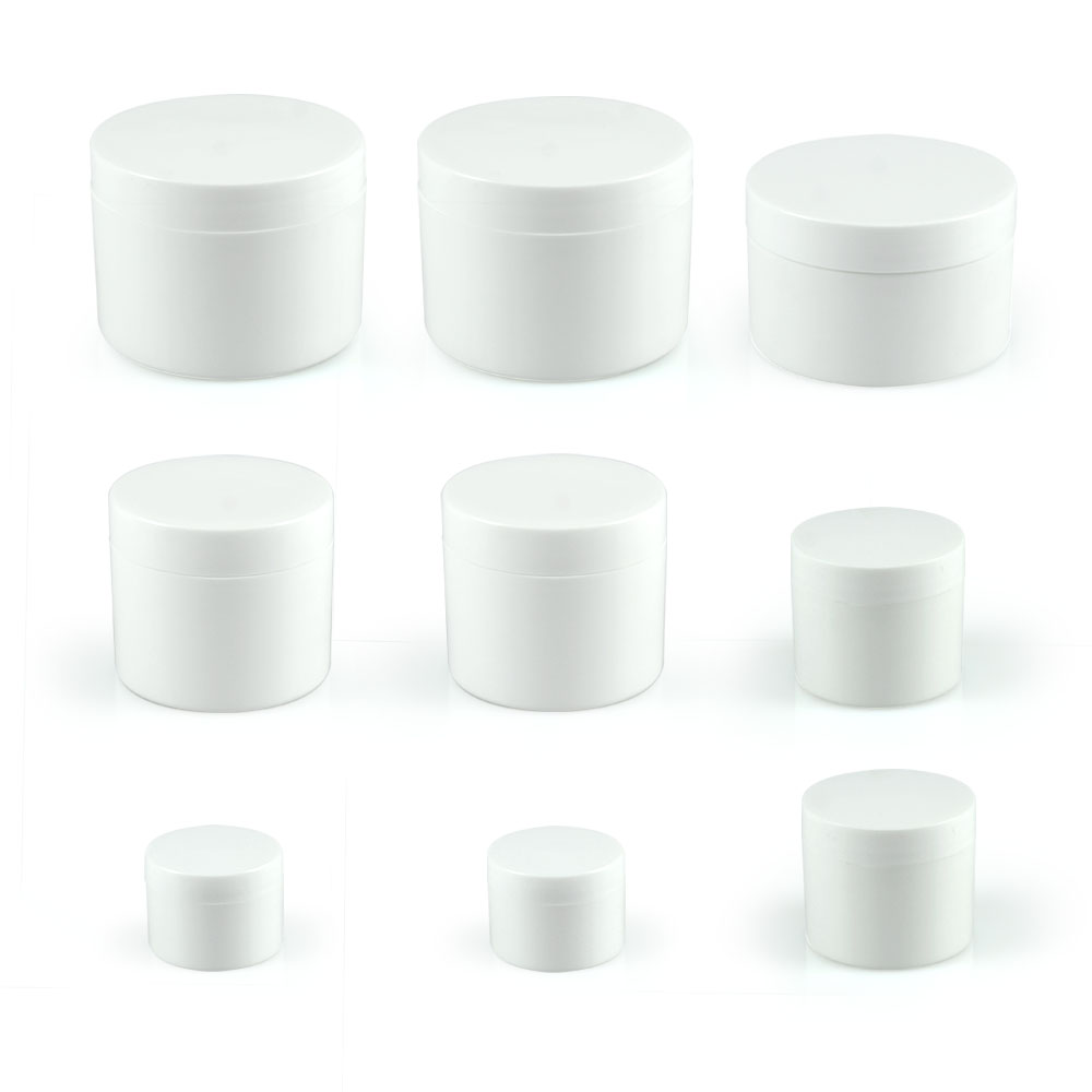 Most Popular Cosmetic Cream Containers Empty Skin Care Flat PP Cream Jar