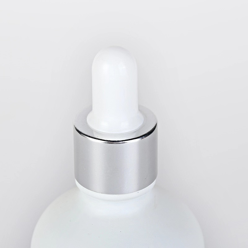 Most popular 10ml white boston round glass essential oil dropper bottle, 30ml colorful cap essential oil glass bottle