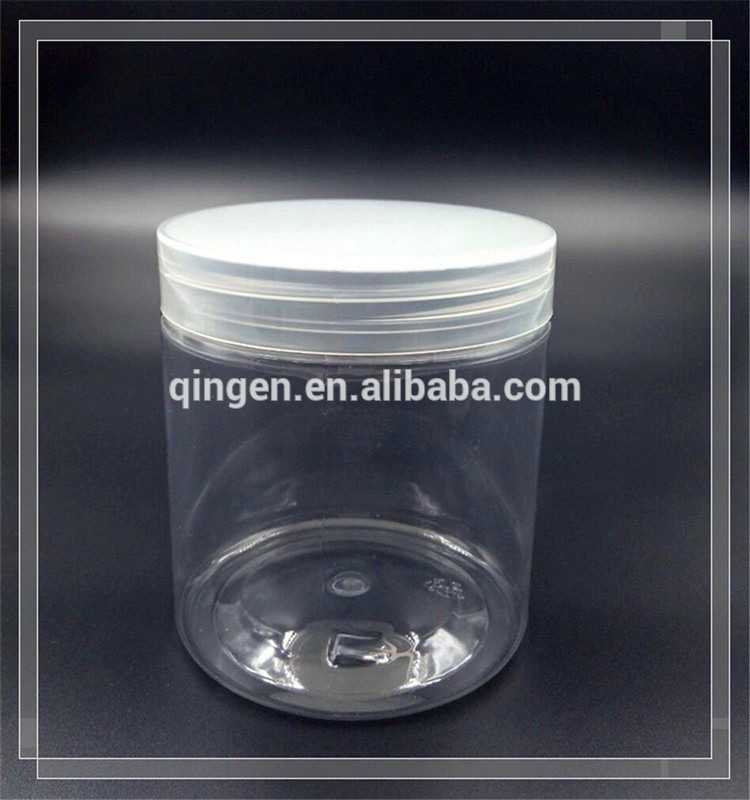 Most popular 1oz 2oz 3oz 4oz 8oz clear round pet plastic jar, food grade plastic container