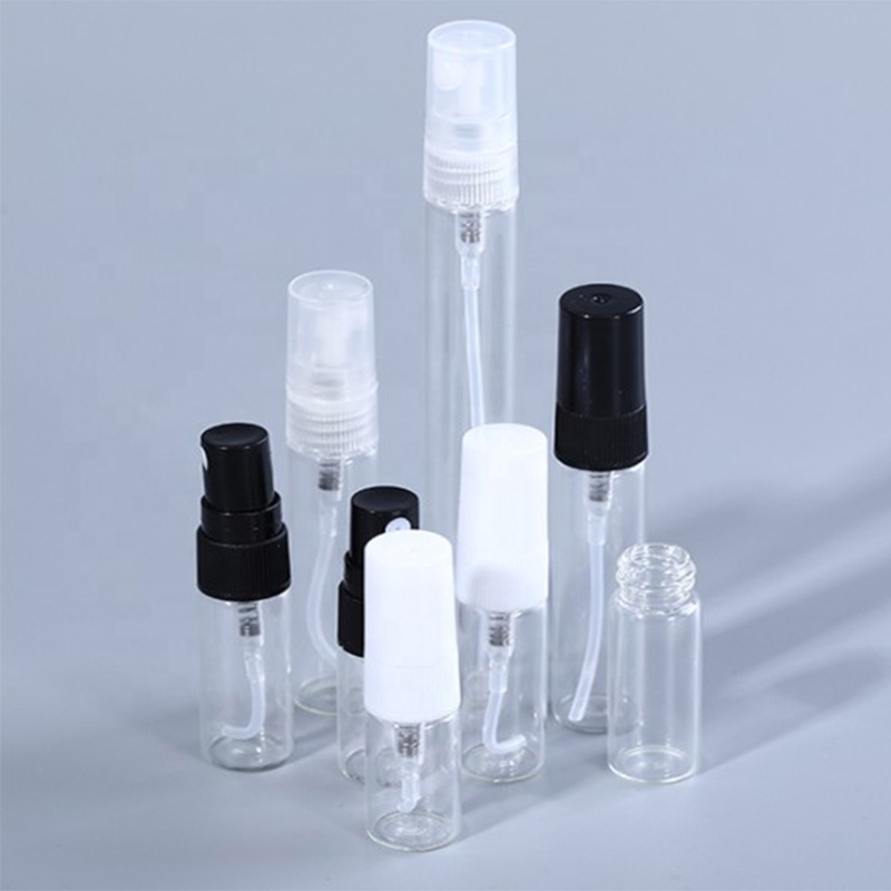 Most popular 2ml 3ml 5ml 10ml mini clear glass spray perfume bottle