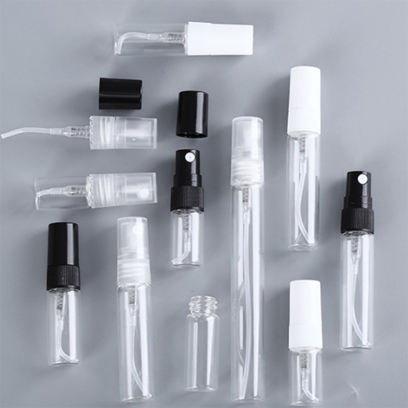 Most popular 2ml 3ml 5ml 10ml mini clear glass spray perfume bottle