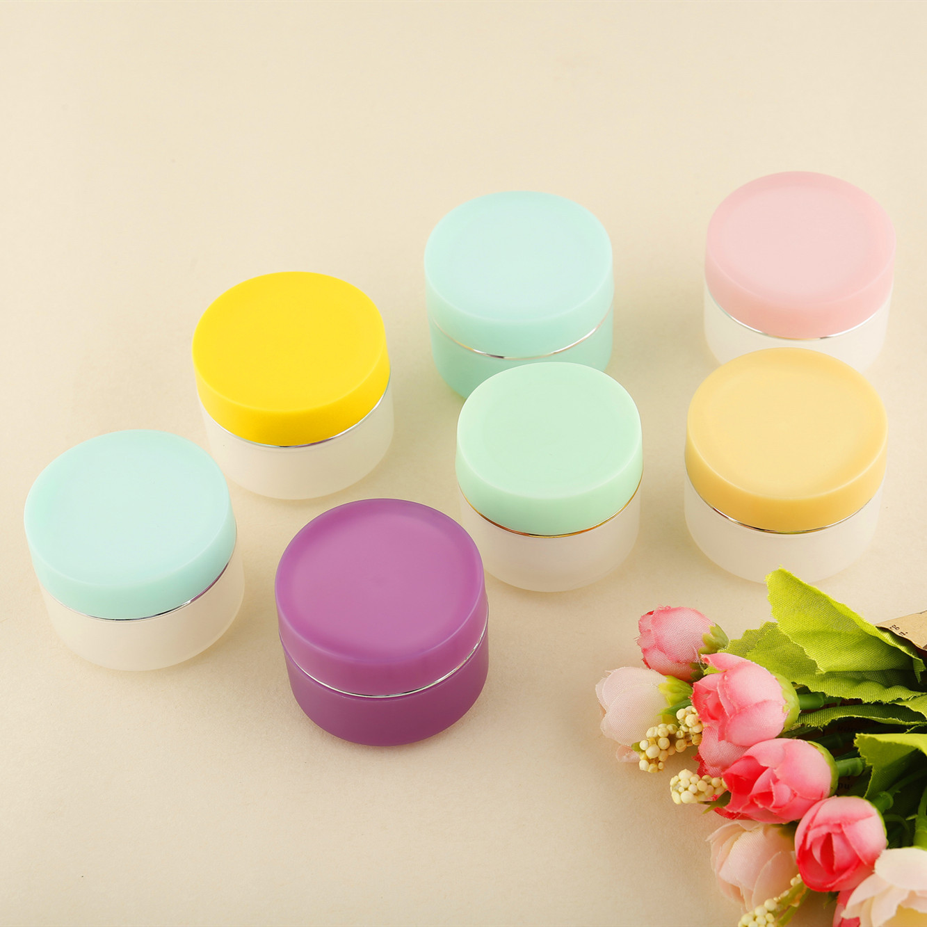 Multi Color 15g Jar Face Body Cream Mask Jars Scrub Lip Container Private Label Empty Lip Sugar Scrub Containers For Scrubs