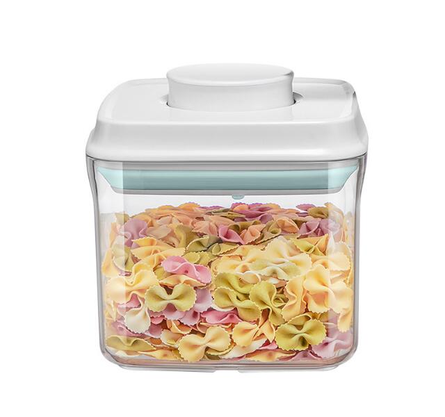 Multi Pack Plastic Cereal Dispenser Container With Easy Locking Lids For Kitchen Organization Cereal Grains Nuts Dry Food