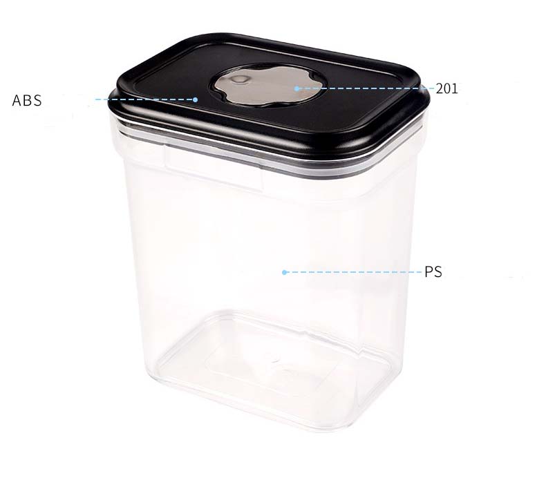 Multi Pieces Plastic Cereal Dispenser Containers With Sealed Lids Food Storage Canister For Kitchen Organization Nuts Snacks