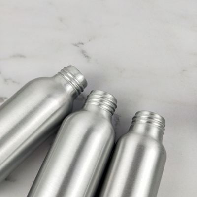 Multi-capacity 50ml empty aluminum bottle with trigger mist sprayer for hairdressing liquid using