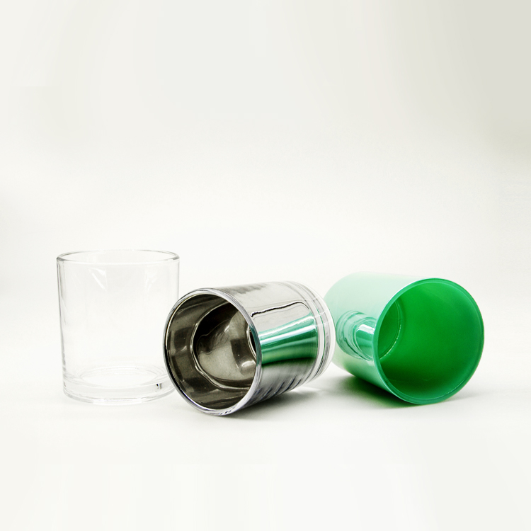 Multi-function 8oz candle jars rose gold jar brown with wholesale price