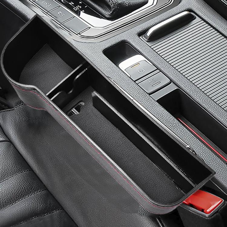 Multifunctional car seat storage box for phone key card pen various car debris storage tools mobile phone holder