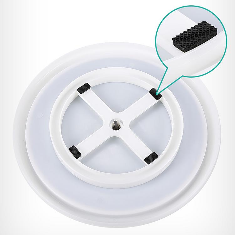 Multifunctional rotating kitchen condiment seasoning bottle fruit tray sorting storage 30cm round rotating rack