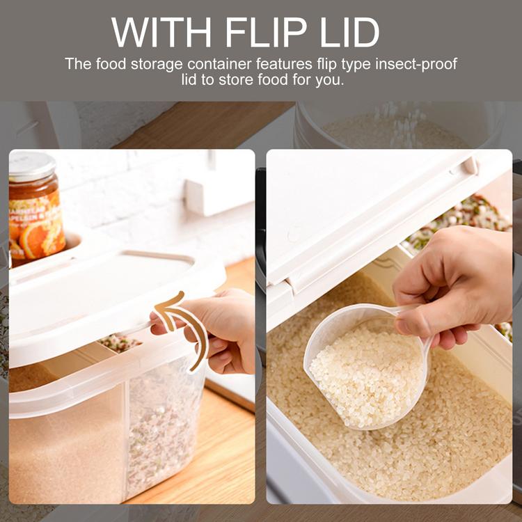 Multifunctional storage box insect-proof moisture-proof sealed rice box plastic food storage container sealed food cereal box