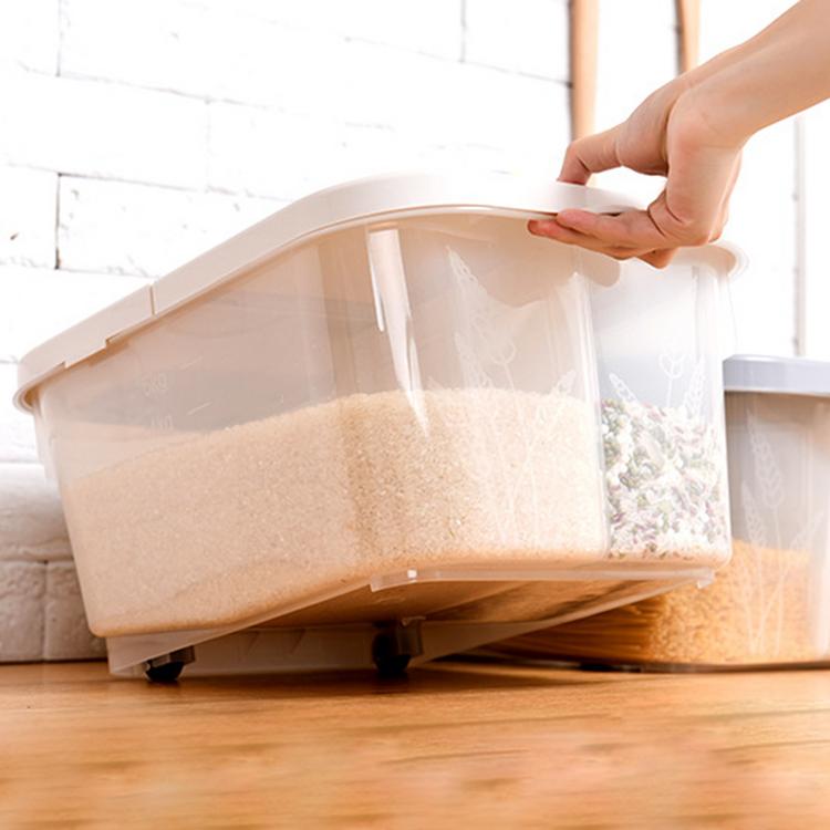 Multifunctional storage box insect-proof moisture-proof sealed rice box plastic food storage container sealed food cereal box