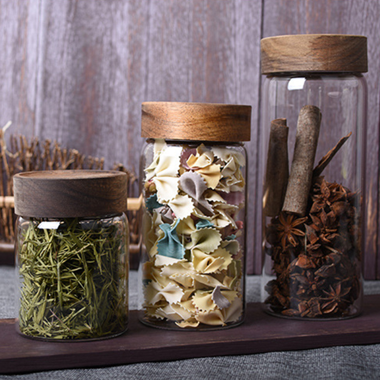 Multiple capacity safe glass jars with screw top lids