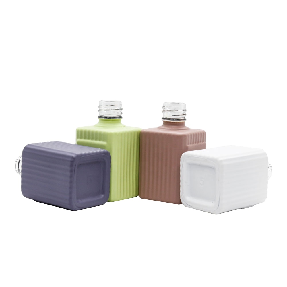 Multiple colors custom painting transparent sticker for wearable nail polish bottles