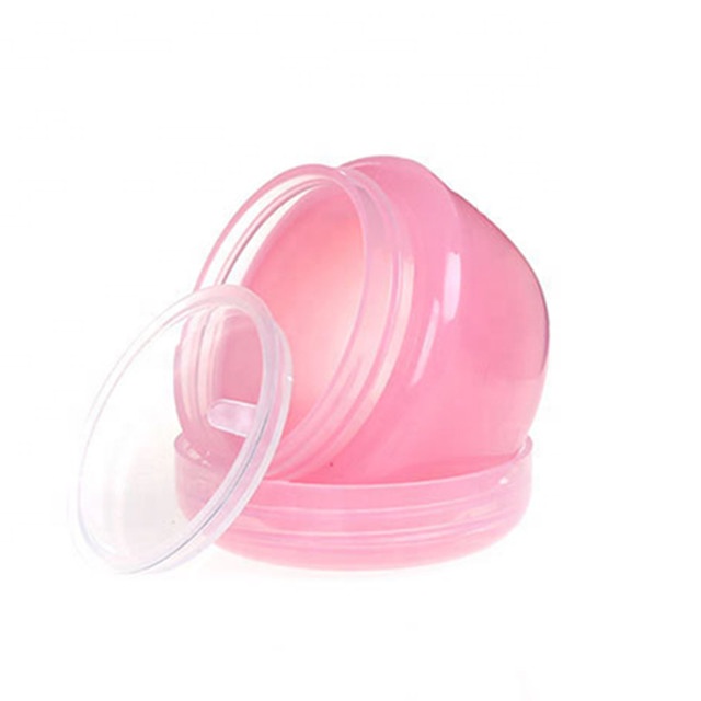 Mushroom shape empty plastic cosmetics cream jars containers for cosmetic packaging