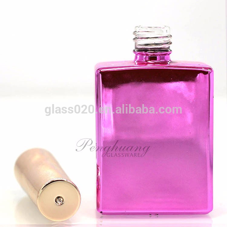 N-1010 11ml shiny uv coating gel nail polish squared bottle with gold metallic cap