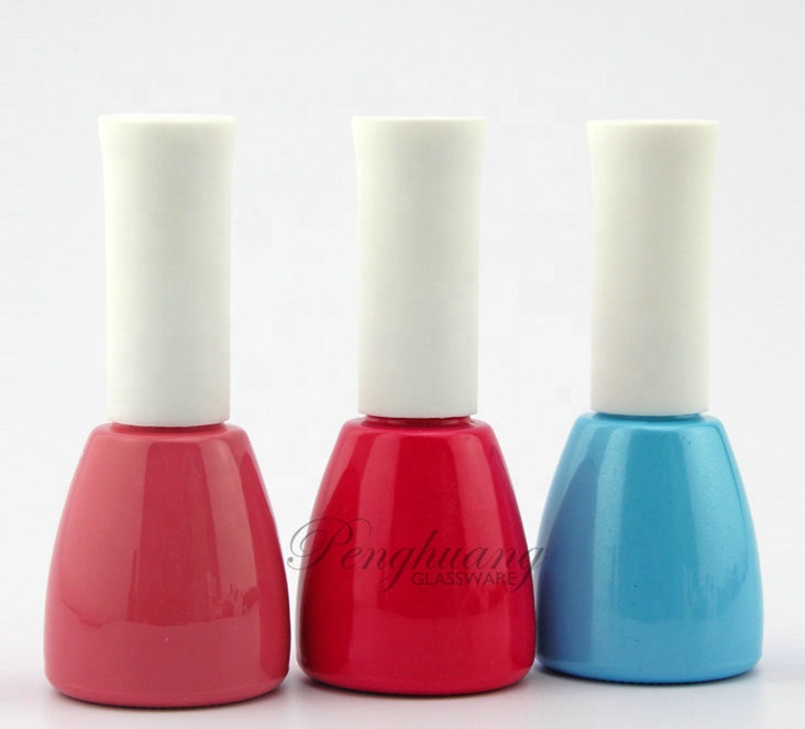 N-459 china bottle 10ML empty glass nail polish bottle for nail lacquer custom design redeay to ship