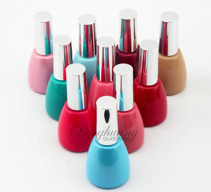 N-459 china bottle 10ML empty glass nail polish bottle for nail lacquer custom design redeay to ship