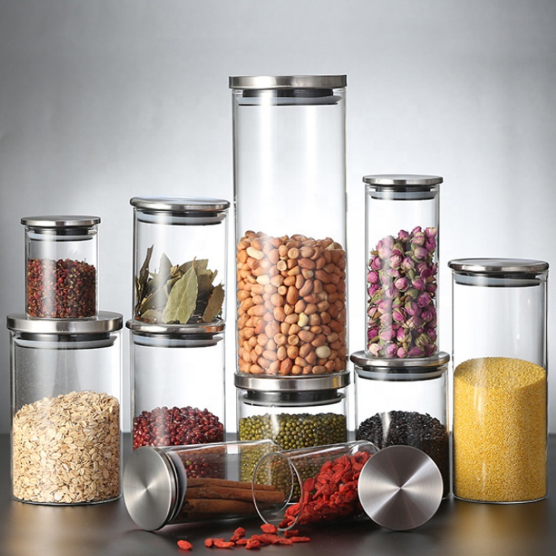 NEW 1500ml Borosilicate Glass Jar Bulk Cheap Glass Jars