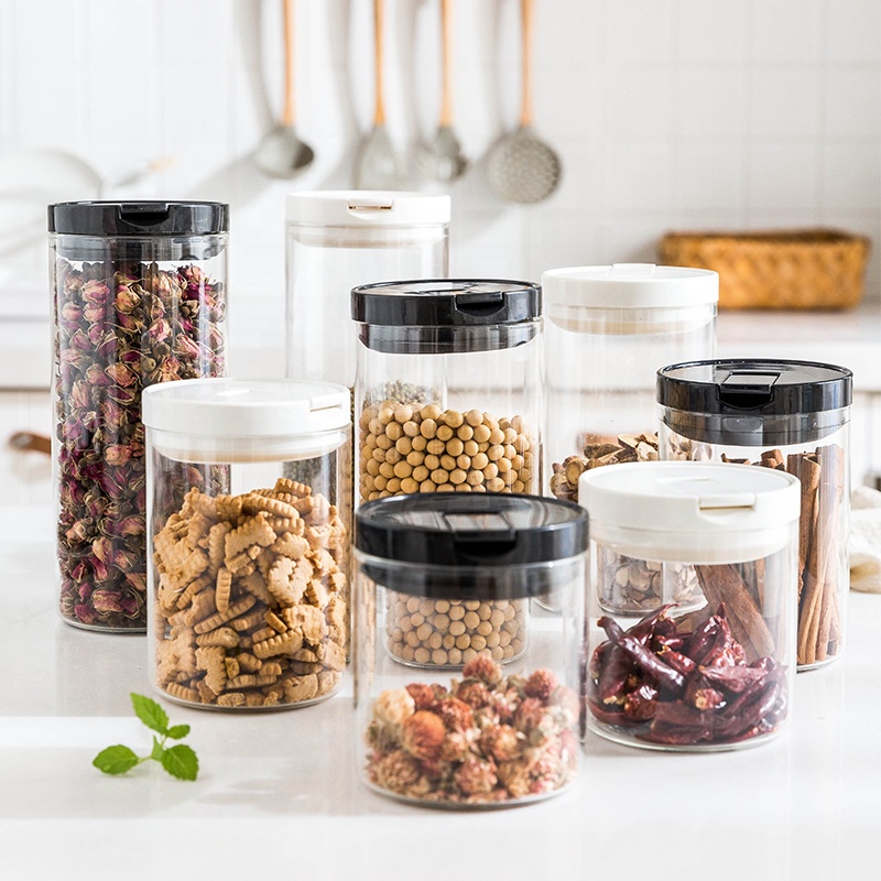 NEW 16 oz Black Borosilicate Glass Childproof Jar Canning Glass Mason Jars