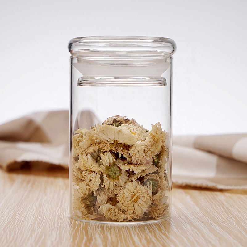 NEW 300ml Glass Jars Borosilicate Glass Jar Woth Glass Lid