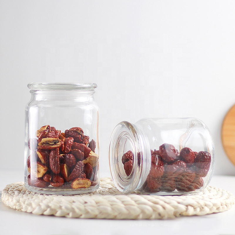 NEW Borosilicate Glass Jar Storage Airtight Cake Jar with Lid