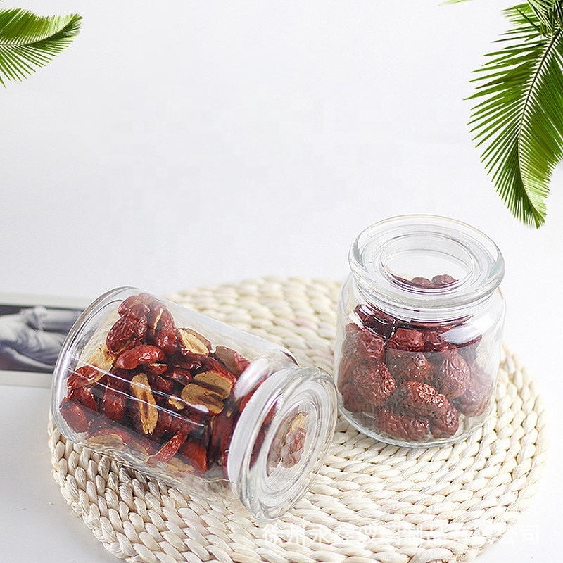 NEW Borosilicate Glass Jar Storage Airtight Cake Jar with Lid