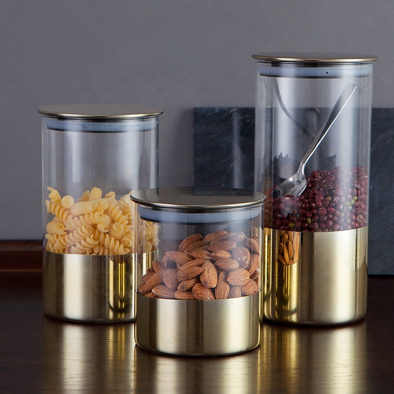 NEW Borosilicate Glass Jars with Quality Assurance Glass Food Container