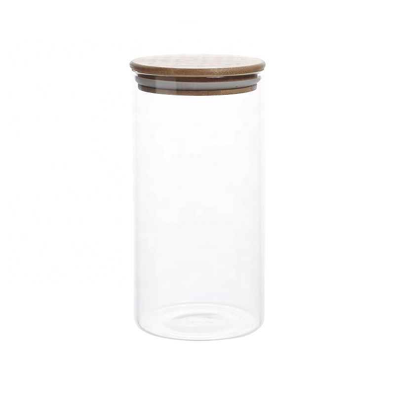 NEW Borosilicate Glass Tube Jars Bulk High Borosilicate Glass Storage Jar