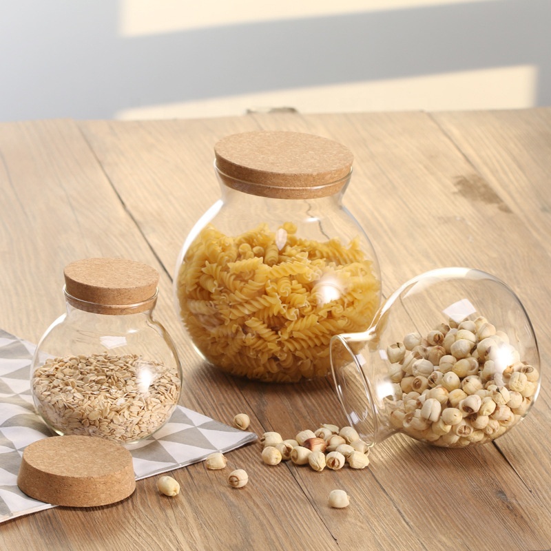 NEW Bulk Glass Jars Small Borosilicate Glass Jars Cork