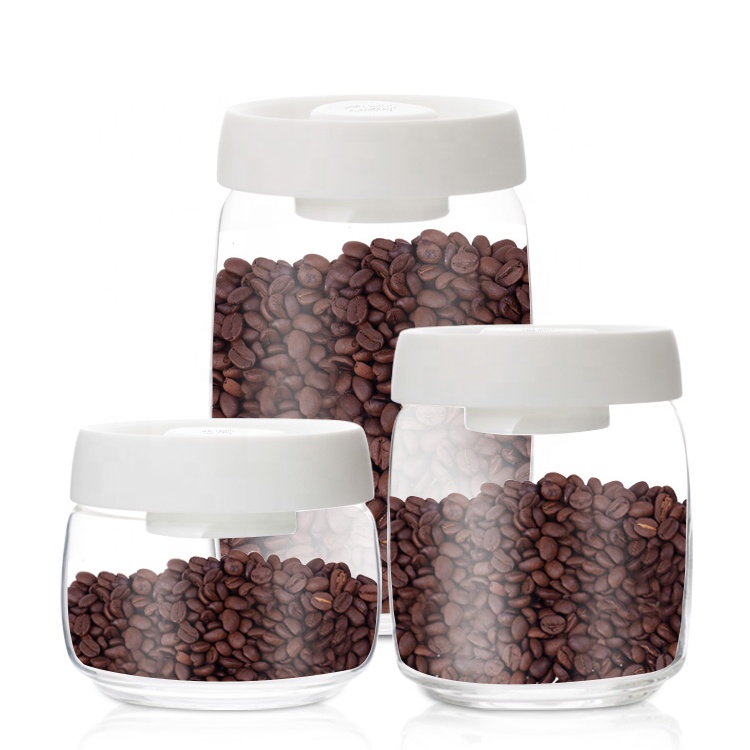 NEW High Borosilicate Glass Jar Bulk with Lid Glass Storage Jar