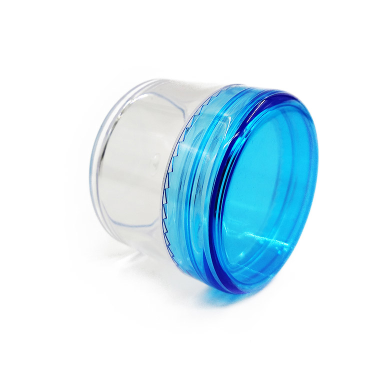 NUOHUA Empty 1oz Classical Blue Small Cosmetics Containers And Packaging Plastic Jars For Cream,Dipping Powders,Cosmetic Set