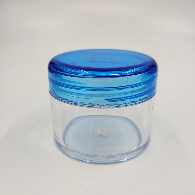 NUOHUA Empty 1oz Classical Blue Small Cosmetics Containers And Packaging Plastic Jars For Cream,Dipping Powders,Cosmetic Set