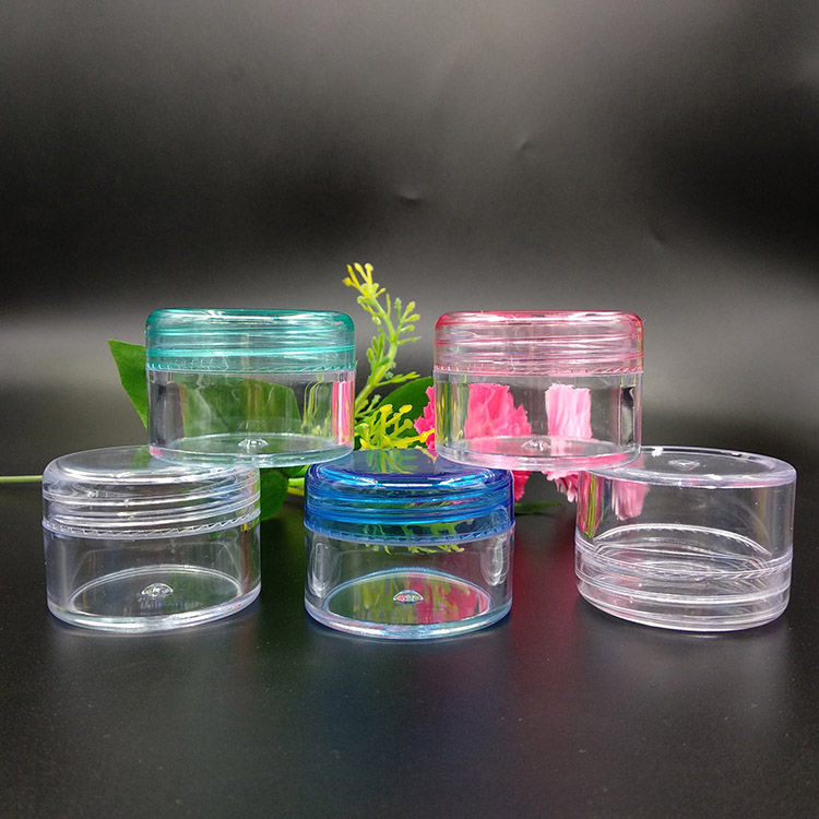 NUOHUA Empty 1oz Classical Blue Small Cosmetics Containers And Packaging Plastic Jars For Cream,Dipping Powders,Cosmetic Set
