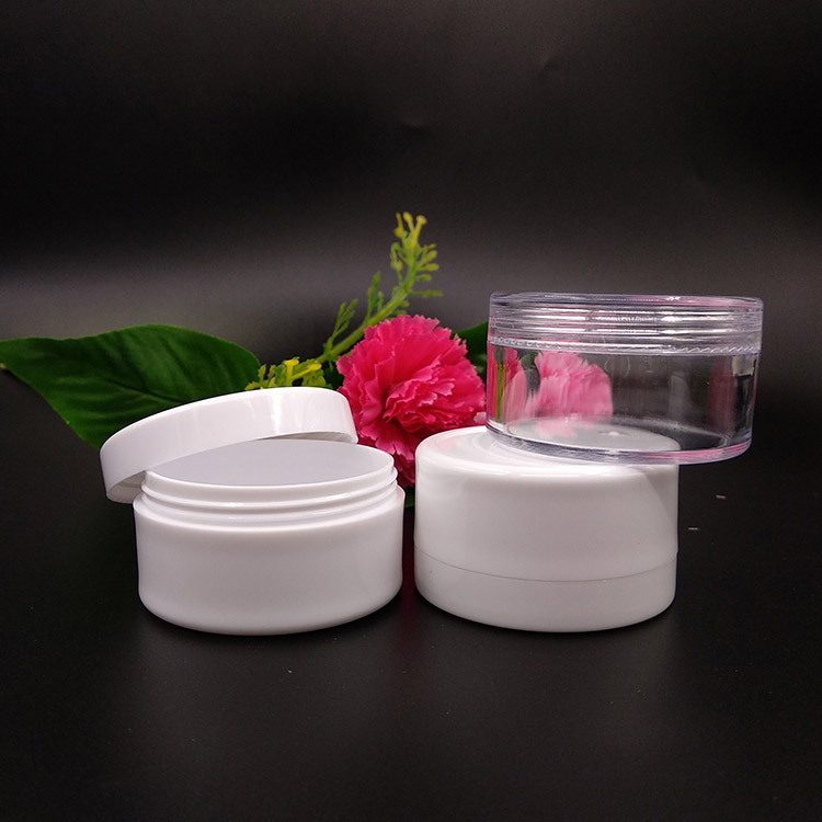 NUOHUA Empty 1oz Classical Blue Small Cosmetics Containers And Packaging Plastic Jars For Cream,Dipping Powders,Cosmetic Set