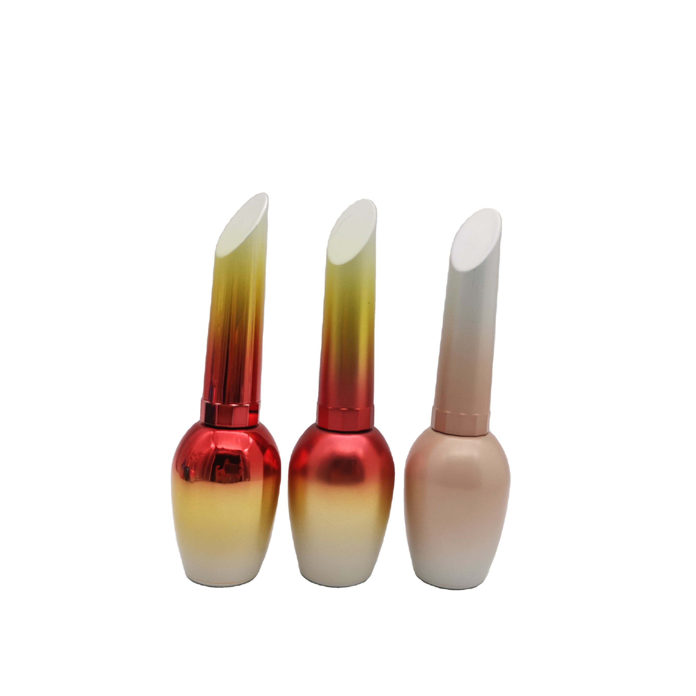 Nail Polish Bottle Flat Brush Color Empty Luxury Made in China Private Label Gradient Glass Personal Care Cap with Brush 5000pcs