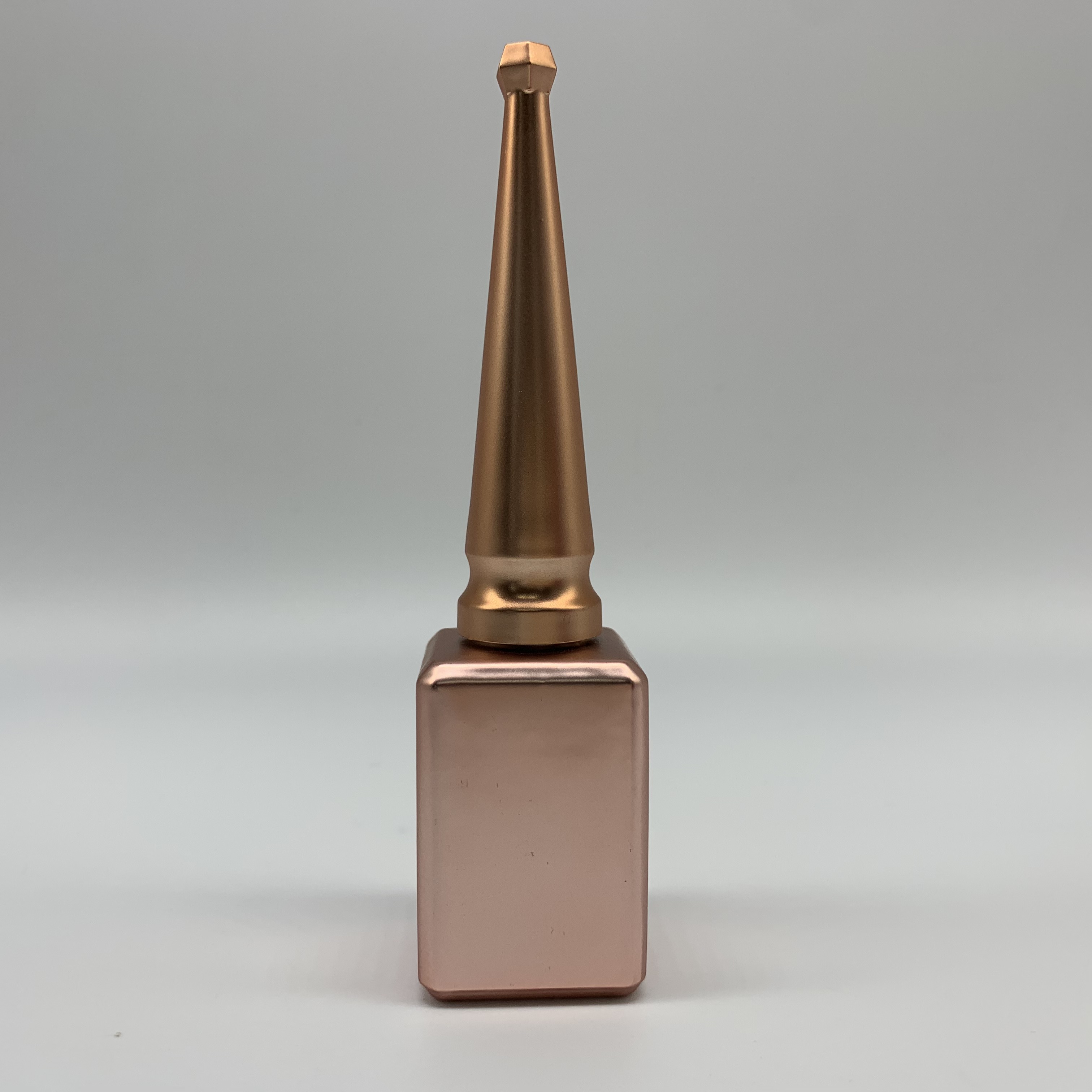 Nail Polish Bottle With Crown Cap Square Luxury
