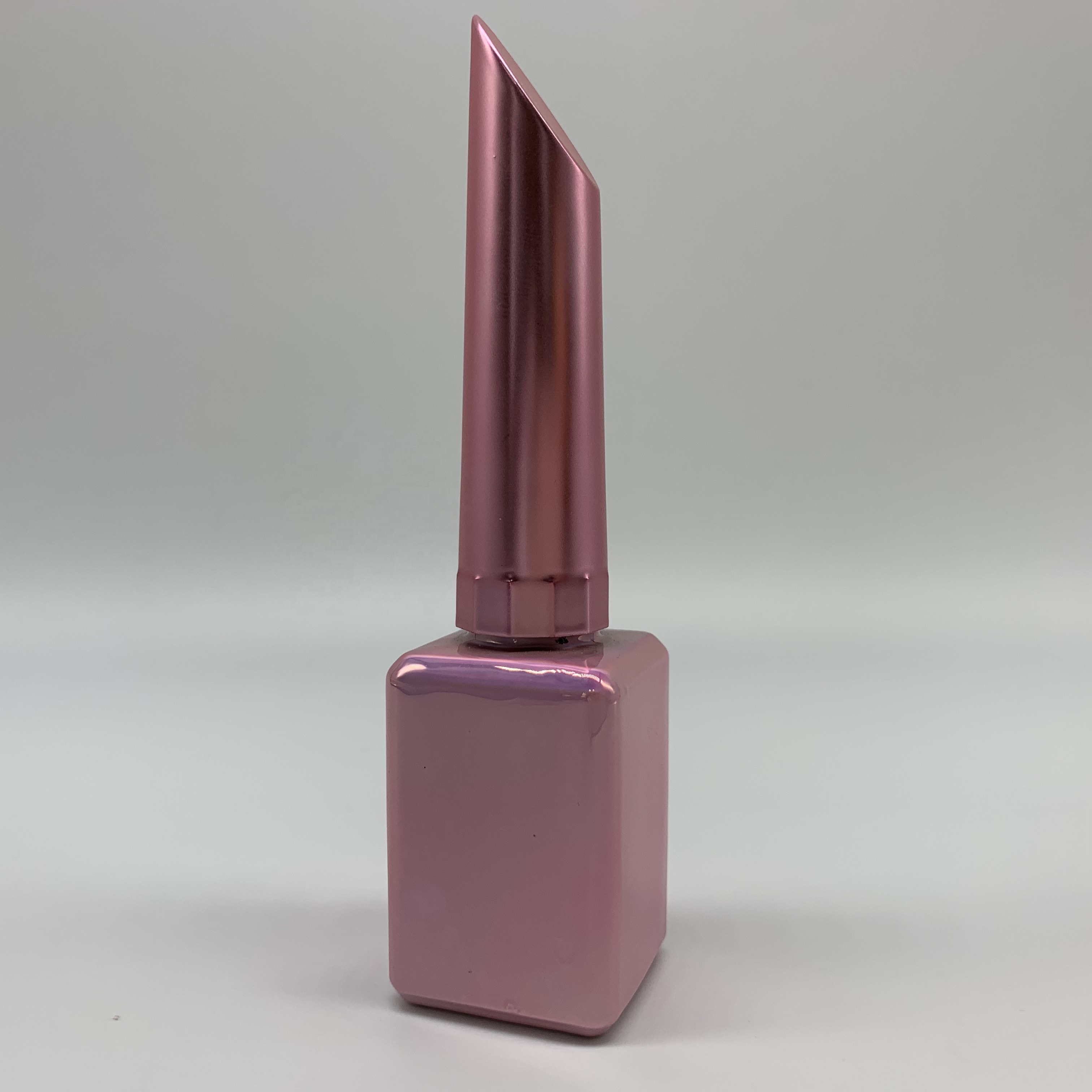 Nail Polish Bottle With Crown Cap Square Luxury