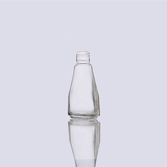 Nail polish glass bottle