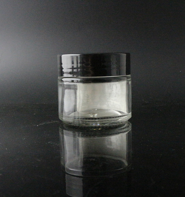 Nakpunar 2 oz Glass Jars with Gold Metal Lid for Creams Honey Shot Glasses
