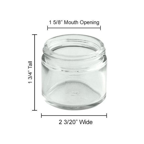 Nakpunar 2 oz Glass Jars with Gold Metal Lid for Creams Honey Shot Glasses