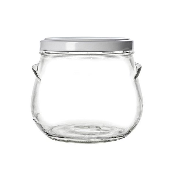 Nakpunar Glass Tureen Jars with Metal Plastisol Lined Lids