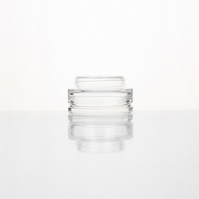 Natural Amber glass Cream Jar Cosmetic Jars,Pet Cosmetic Jar Amber Bamboo Wood Lid