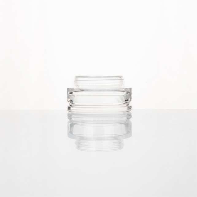 Natural Amber glass Cream Jar Cosmetic Jars,Pet Cosmetic Jar Amber Bamboo Wood Lid