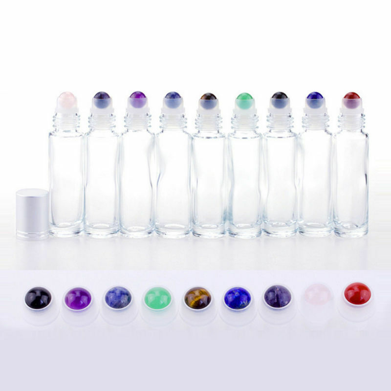 Natural Gemstone Roller Ball for 10ml Essential Oil Roll on Bottle