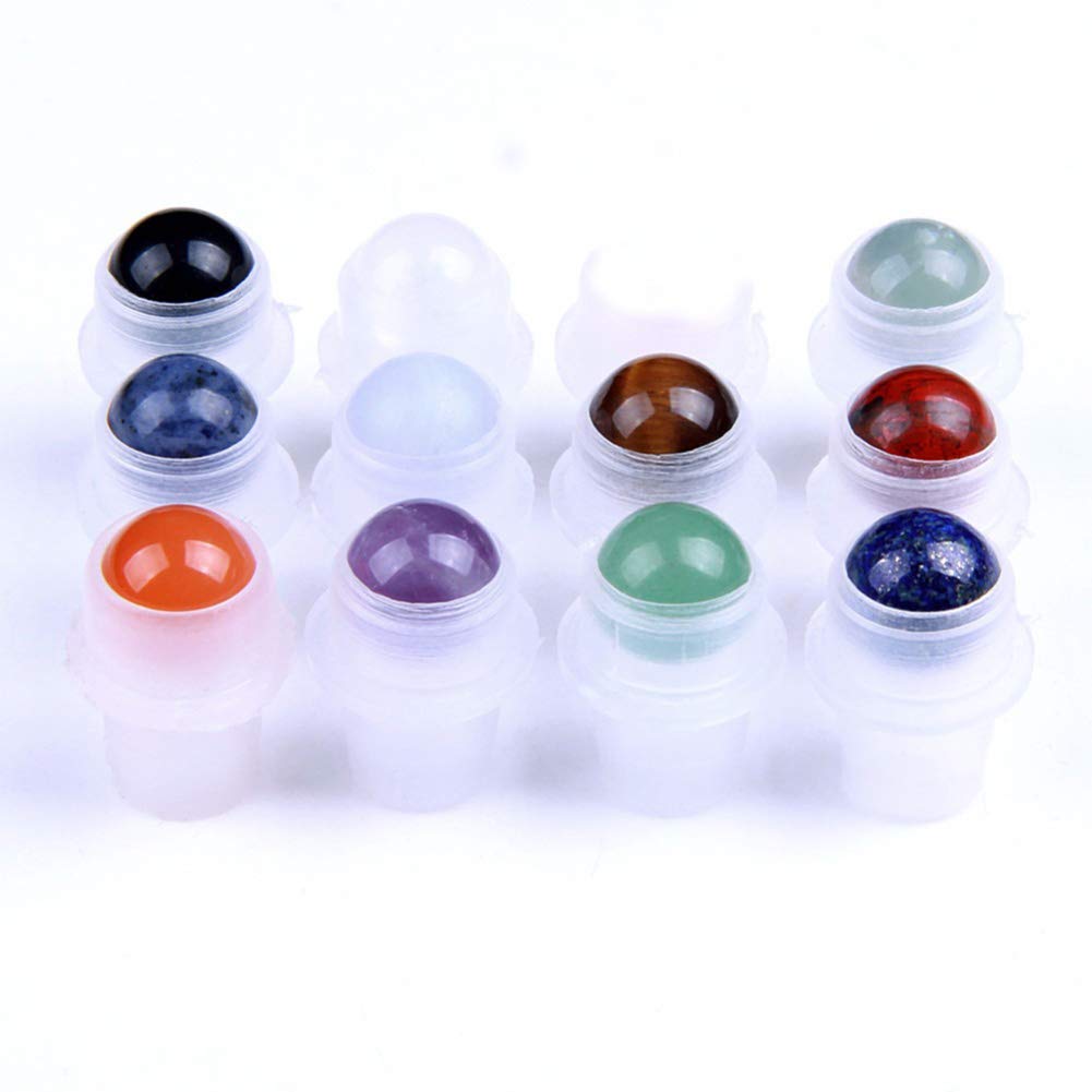 Natural Stones Roller Balls For Essential Oils Use of Standard 5ml 10ml Replacement Rollers tops,Essential Oil Roller