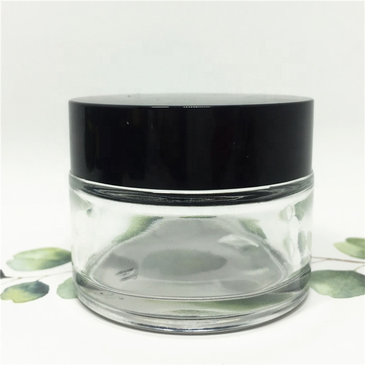 Natural cosmetic packaging 200ml amber glass jar with gold lid