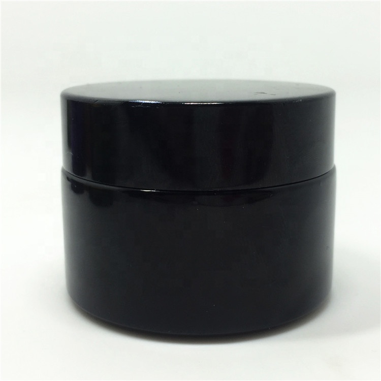 Natural cosmetic packaging 200ml amber glass jar with gold lid